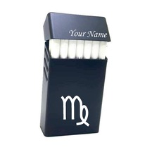 Başak Burcu Kazıma Kişiye Özel Metal Sigara Tabakası Paketi