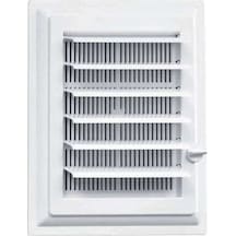 Sgs Banyo-Wc Havalandırma Menfezi Panjurlu 25x45cm SGS6230 Beyaz