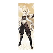 Anime Genshin İmpact - Aether Desenli Tek Yön Baskılı Sarılma Yastığı Kılıfı Çok Renkli