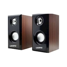 1+1 Speaker Pc Laptop Hoparlörü Usb Beslemeli 3.5 Mm Jack Girişli Leerfei D-092