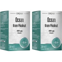 Krom Pikolinat 20 Mcg 90 Kapsül 2 Adet