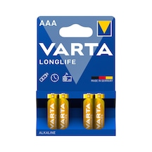 Varta Longlife Aaa İnce Kalem Pil 4'lü Paket Alkalin