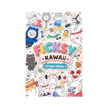 Kawaii Stili Sevimli Hayvanlar Fitness Temalı Sticker Seti - 27 Adet Etiket Çıkartma Diğer
