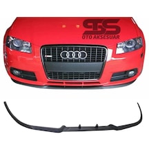 Audi Tt 8j Cupra R Uyumlu Ön Lip Mat Siyah Ön Tampon Lip