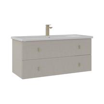 Orka Milazzo 100 Cm Callisto Banyo Dolabı Alt Modül Lavabo Beyaz