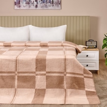 Soft Daliya Tek Kişilik Battaniye - Bej - 150x200 Cm Renkli