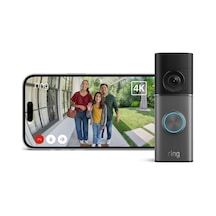Halkalı Görüntülü Kapı Zili Pro Kablosu Kablolu Görüntülü Kapı Zili Pro, En Yeni Nesil Kablolu Video Kapı Zili Kamerası Retina 4k, 10x Yakınlaştırma Ring Aboneliği İçin