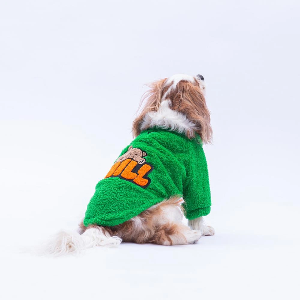 Yeşil Oslo Chill Urban Moods Peluş Köpek Kıyafeti Kedi Kıyafeti Köpek Sweati