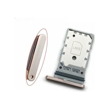 Samsung Galaxy Uyumlu S22 Ultra Sim Kart Yuvası Sim Kart Çekmecesi Gold Renk