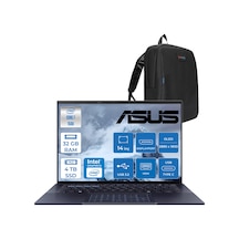 Asus ExpertBook B9 B9403CVAR-C73211-90NX05W105 Core 7 150U 32 GB 1 TB SSD 14" Free Dos Dizüstü Bilgisayar + Çanta
