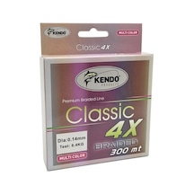Kendo Classic 4x 300m Multicolor Örgü İp 0.16mm