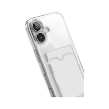 Apple iPhone Uyumlu   17 Kart Şeffaf Silikon - Şeffaf