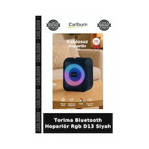 Özel Seri Torima Bluetooth Hoparlör Rgb D13 Siyah Akustik Ürün Kablosuz Alet Ses Yayan