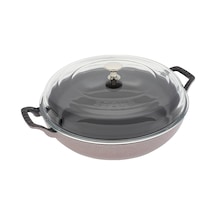 Staub Cam Kapaklı Döküm Tencere 30 Cm Kiraz Çiçeği St-1024285 Staub