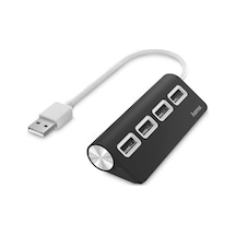 Usb Hub, 4 Ports, Usb 2.0, 480 Mbit/s, Siyah