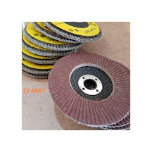 Flap Disk Zımara 115x22.2 Mm 40 Kum 10 Adet 1 Paket Gönderilir