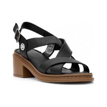 Mammamia D25ys-2560 Deri Comfort Kadın Sandalet Siyah