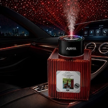 Auhma Af-09 500 Ml Rgb Araç İçi Yıldız Projeksiyonlu Nemlendirici Diğer