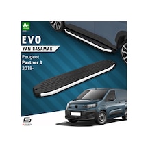 S-dizayn Peugeot Partner 3 Evo Aluminyum Yan Basamak 203 Cm 2018 Üzeri A+ Kalite