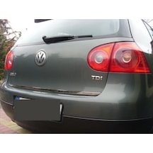 Volkswagen Golf 5 Formlu Krom Bagaj Alt Çıta 2005-2009 Paslanmaz N11.5043