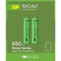 Go İthalat Gp Recyko 650mah Aaa Şarjlı İnce Pil 63c092 2li Kart