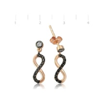 Gümüş Sonsuzluk Çivili Küpe N11.50062