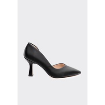 Derinet Kalın Topuklu Kadın Stiletto S.saten S.saten