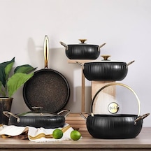 Oms 3528 7 Parça Meridian Tencer Seti ( Vizon Gold Kapak)