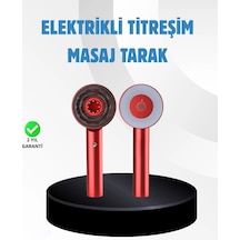 Mey İthalat Saç Büyüme Destekleyici Elektrikli Masaj Tarak Led Ve Titreşimli