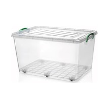 Ayrex Çok Amaçlı Tekerlekli Kilitli Saklama Kabı 50 Litre Diğer