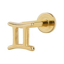 Goldkupe İkizler Burç Piercing-6470