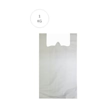 Beyaz Atlet Poşet Mini Boy 20x34 Cm Takriben 235 Adet 1 Kg Çok Renkli