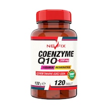 Nevfix Coenzyme Q10 200 MG Koenzim Resveratrol Q10 Karamuk 120