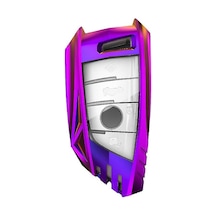 Xiyyadms 525li 5 Serisi 530 Bıçak 3 Serisi X1-x6 Çinko Alaşım Uzaktan Kumanda Kılıfı - Mor A Tipi