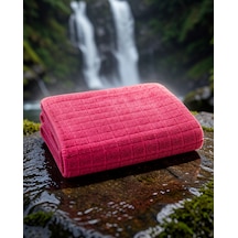 Pembe Kareli Mikrofiber Temizlik Bezi 40x40 Cm Uczzkarelibezpembe