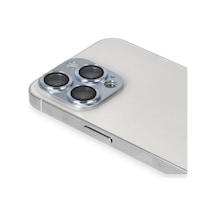 İphone 13 Pro Max Pers Alüminyum Kamera Lens - Sierra Blue