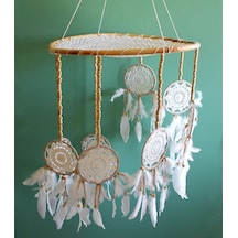 Rüya Kapanı Dream Catcher No:2 L Çok Renkli