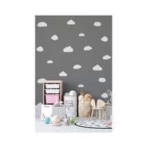 Çocuk Ve Bebek Odası Sticker Beyaz Bulutlar