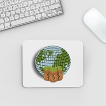 Global Dünyada Para Tasarımlı Mousepad