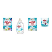 Aquabor Doğal Mineralli 4 Kg Renkliler + Sıvı Beyaz + 4 Kg Beyaz + Tablet 4 Lü Set 0.75 LT - 2.5 LT - 12 KG 52206463