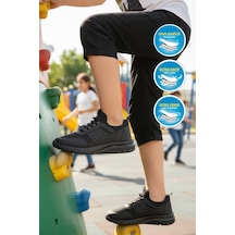 Walkway Motano F Siyah-füme Unisex Çocuk Spor Ayakkabı Siyah - Füme