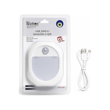 Hareket Sensörlü Usb Şarjlı Led Lamba Wt-739 Evimdeyokyok Çok Renkli