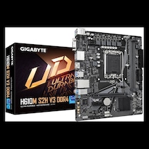 Gıgabyte H610m S2h V3, Ddr4, Rev1.0, 2xddr4, M.2, D-sub, Hdmı, Dp, 12-13.14.nesil, Lga1700 Soket, An