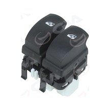 Gva Cam Açma/kapama Anahtarı Çiftli Ön Sol Renault Clıo Iıı 05 Modus 04 10 Fişli Gva 8014861 8200214943