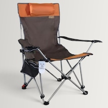 Madfox Prowler Katlanabilir 3 Kademeli Yatabilen Kamp Sandalyesi - Şezlong Brown/orange Karışık
