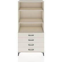Hyperion Dolap 3 Raflı 4 Çekmeceli 88x44x182 Aytaşı-aytaşı Aytaşı