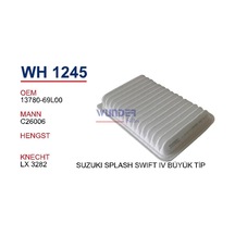 WUNDER WH1245 HAVA  FİLTRESİ - SUZUKİ SPLASH 1,2-1,2 WT-SWIFT IV