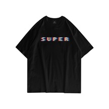 Flood Of Style Unisex Super Pixel Siyah Tshirt