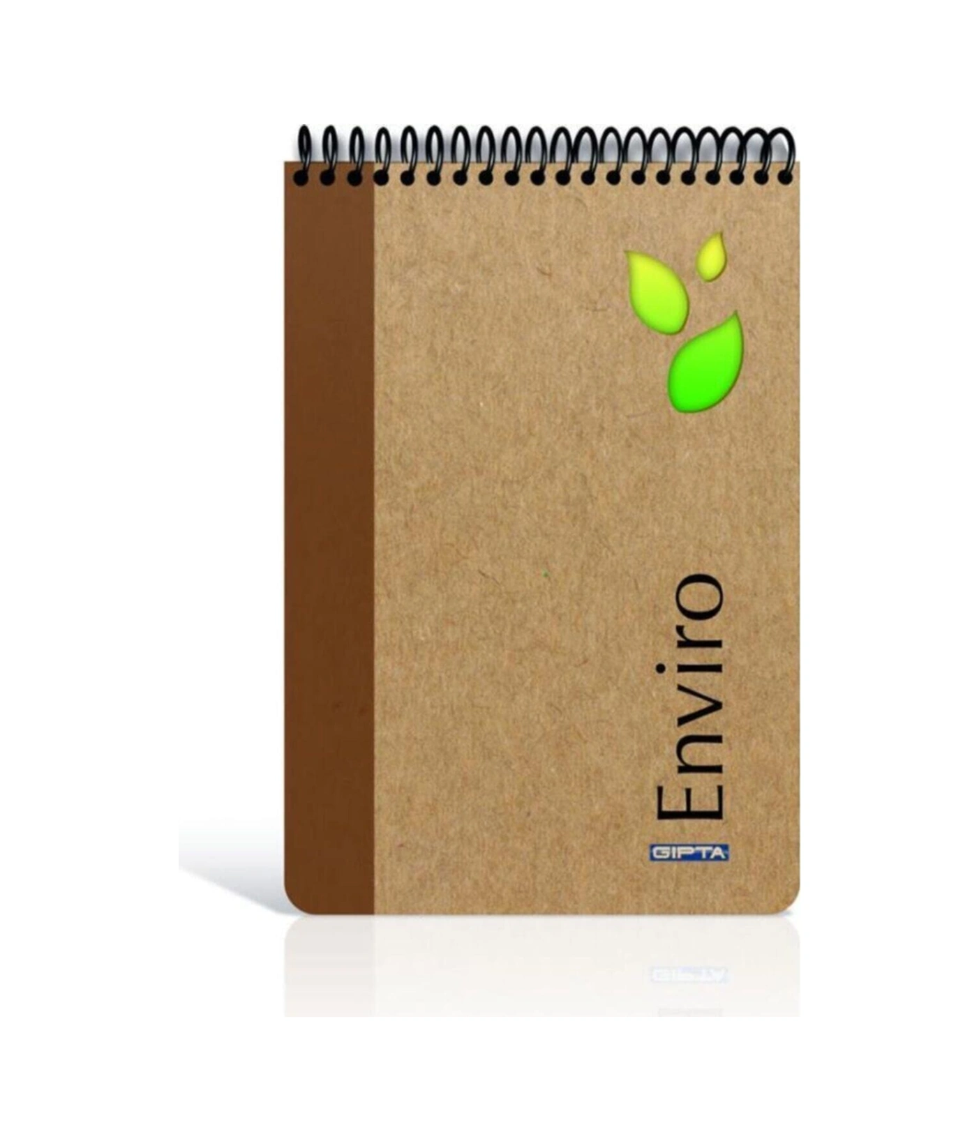 Enviro A4 Spiralli Kraft Sert Kapak Bloknot Not Defteri 100 Yaprak Çizgisiz 4 Lü Paket