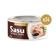 Sasu Barbekü Soslu Ton Balığı Bütün Dilim 24 x 160 G